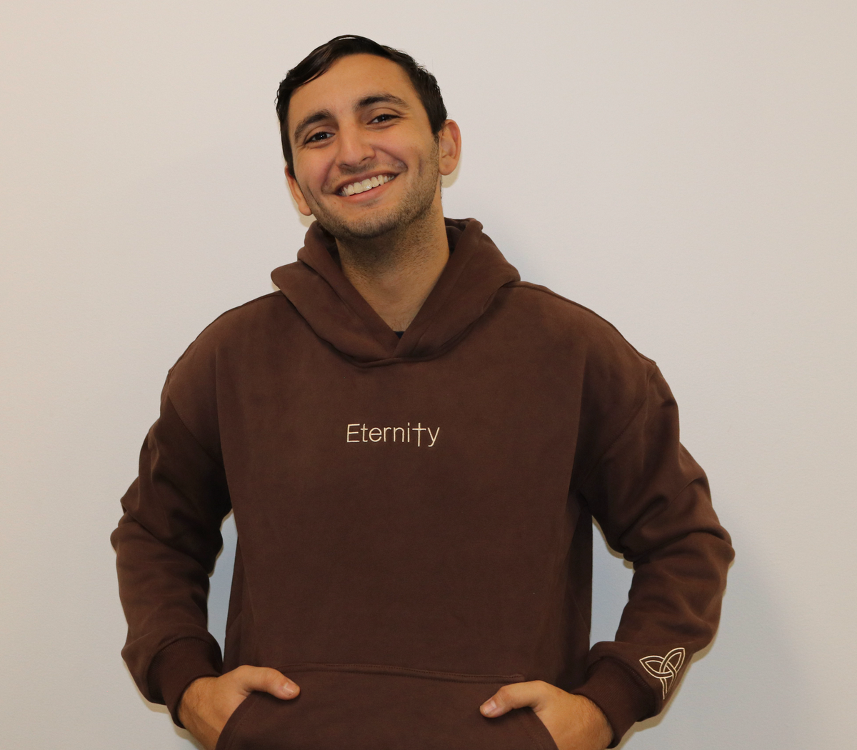 Unisex Eternity coffee brown hoodie image 5