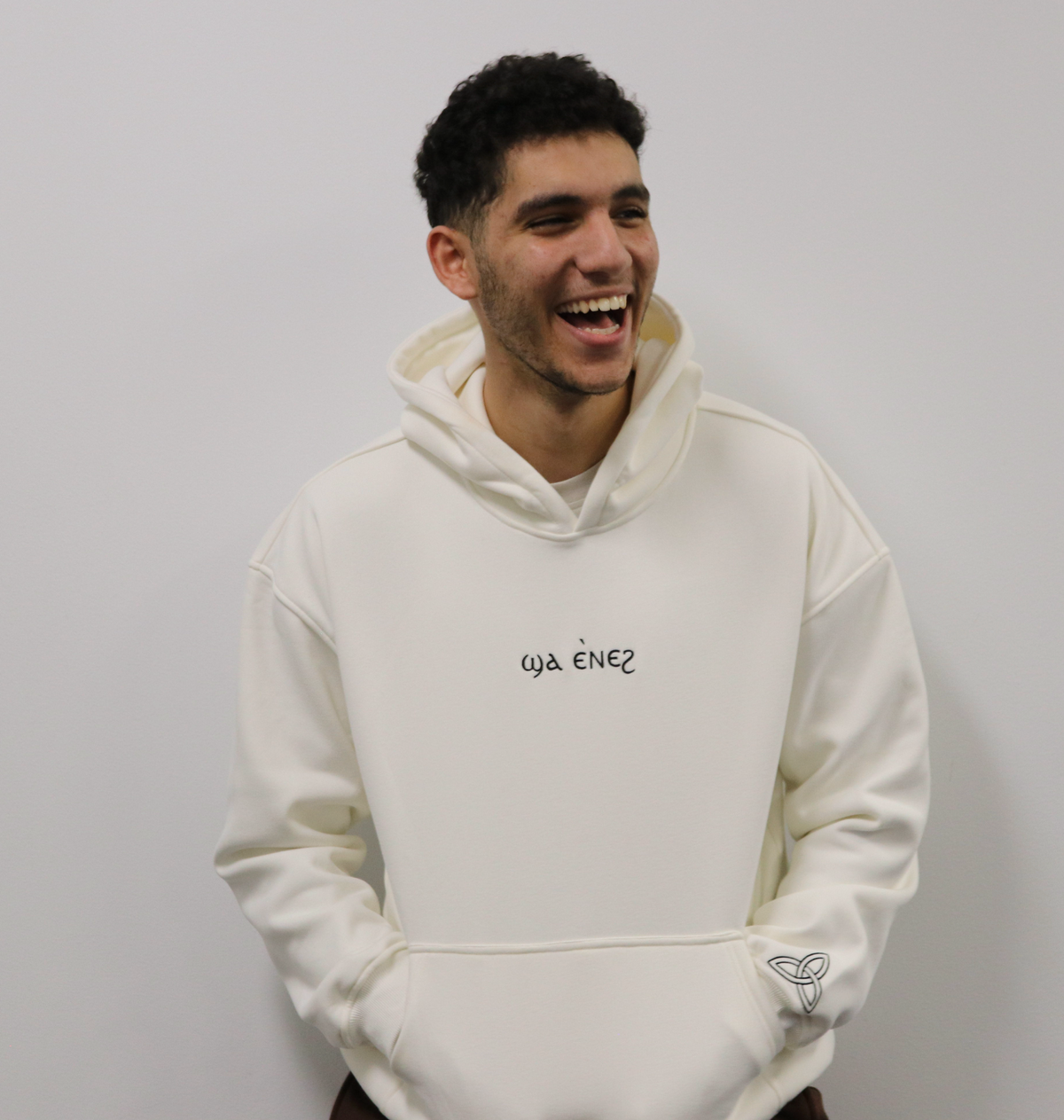 Unisex Coptic white hoodie image 2