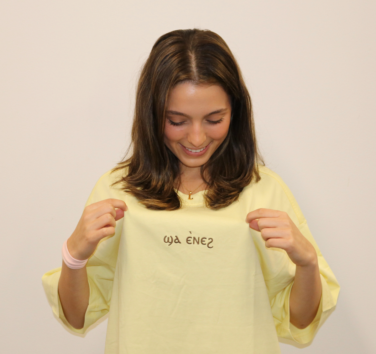 Unisex coptic centre logo magnolia cream shirt image 10