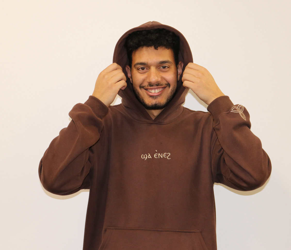 Unisex coptic coffee brown hoodie image 9