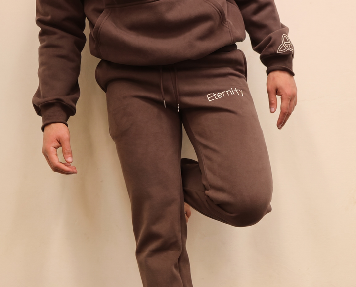 English coffee brown trackies image 0