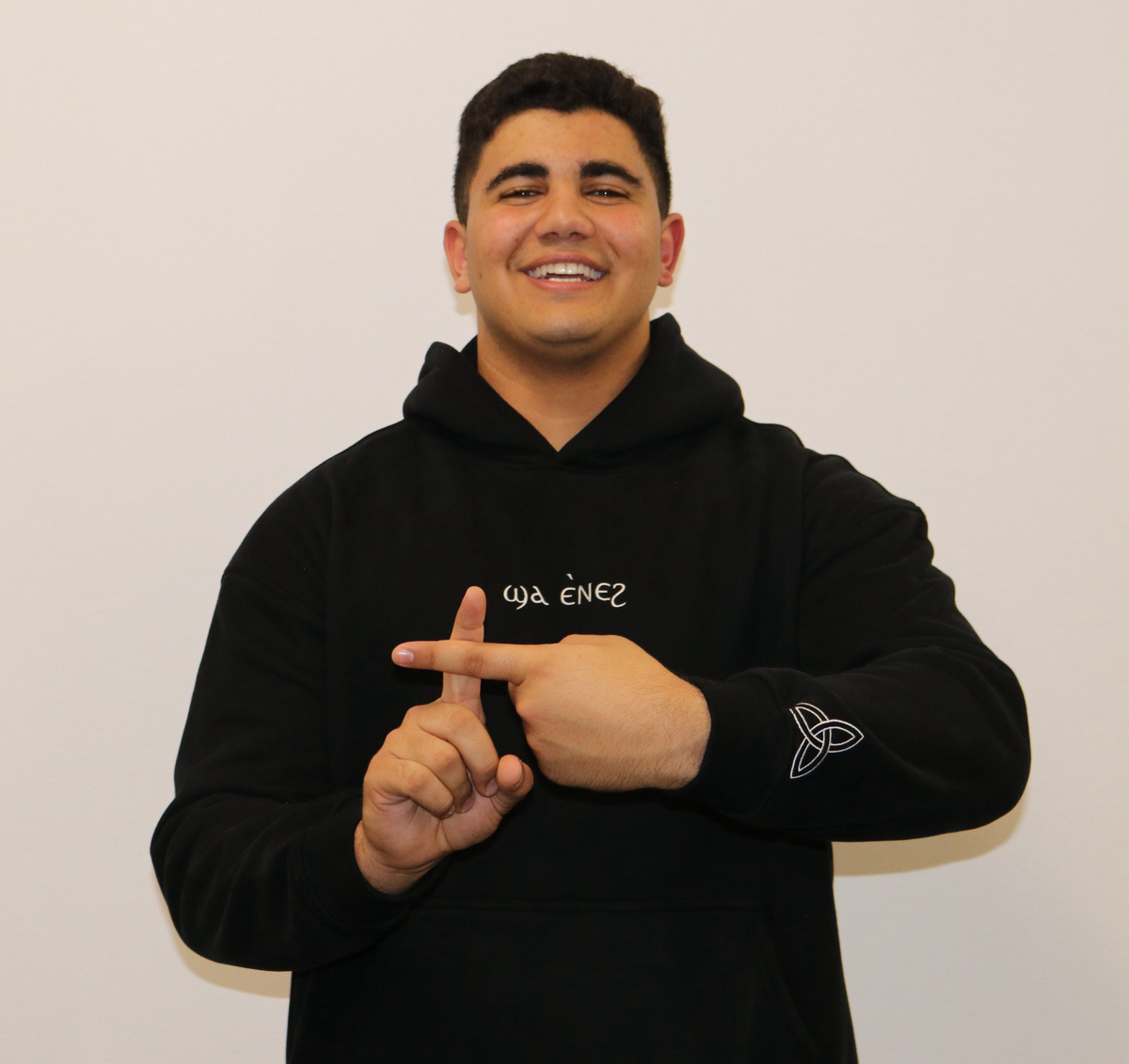 Unisex Coptic black hoodie image 7