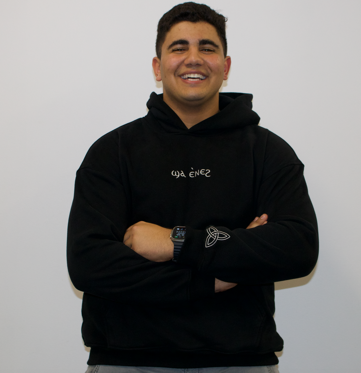 Unisex Coptic black hoodie image 1