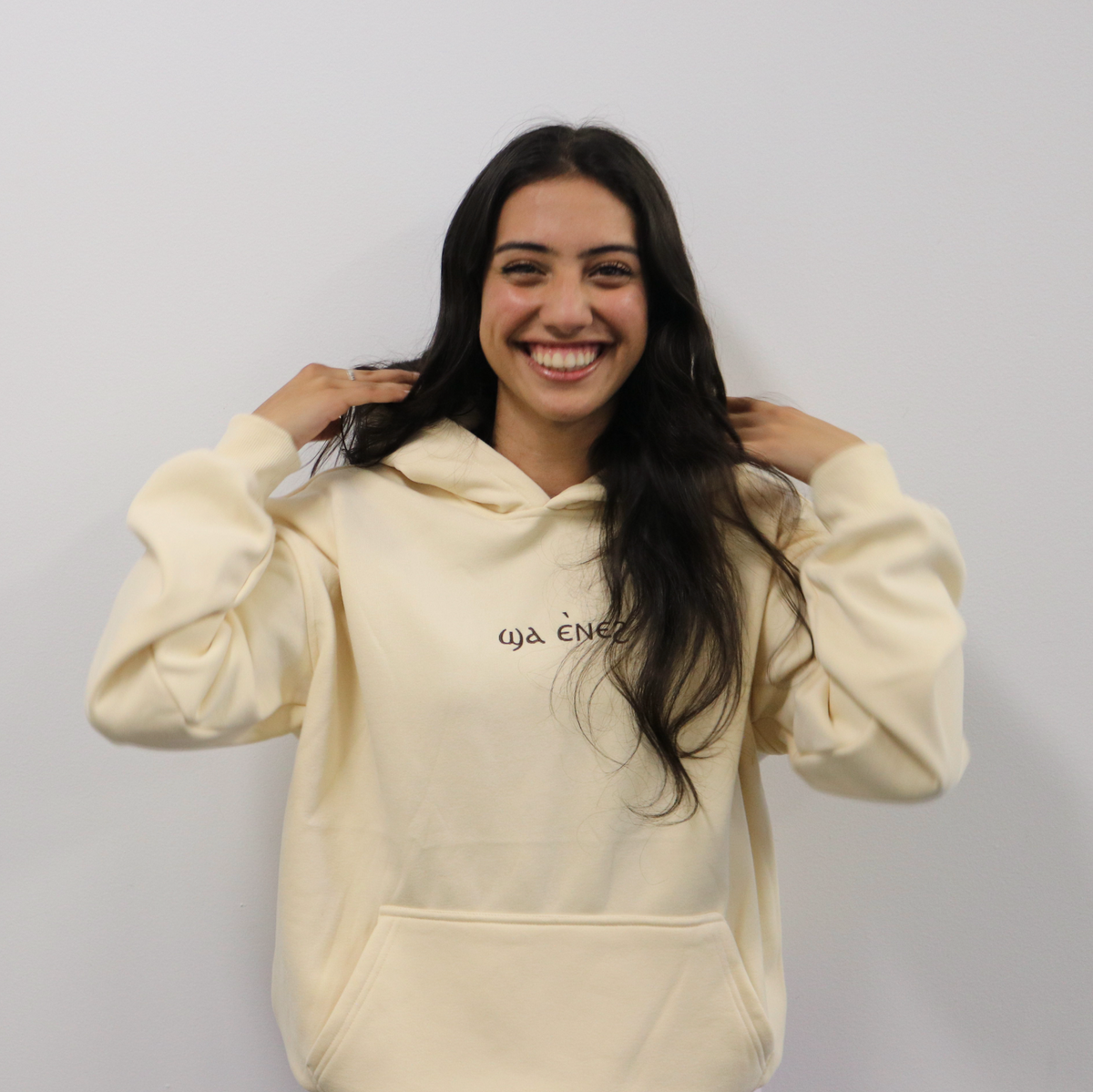 Unisex Coptic magnolia cream hoodie image 8