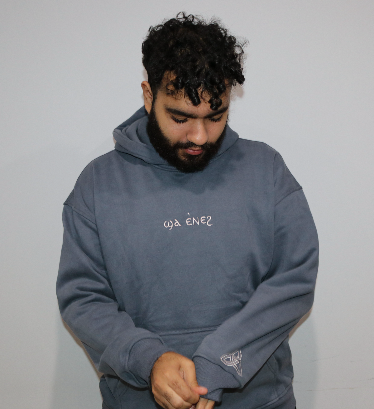 Unisex Coptic Grey hoodie image 4