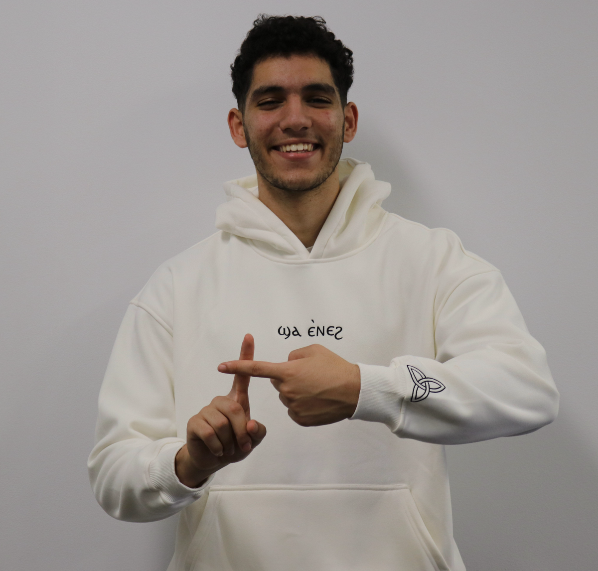 Unisex Coptic white hoodie image 5