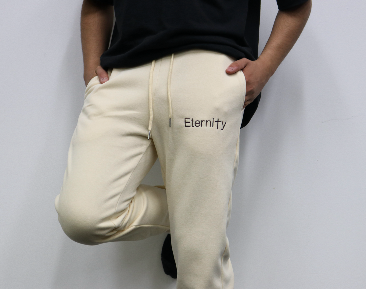 English cream trackies image 4