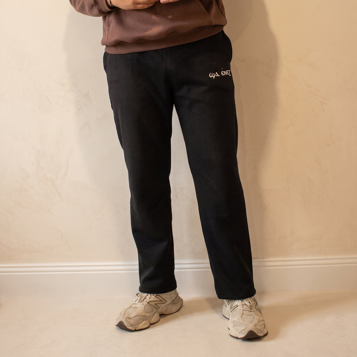 Unisex Coptic Black UNCUFFED trackies image 7