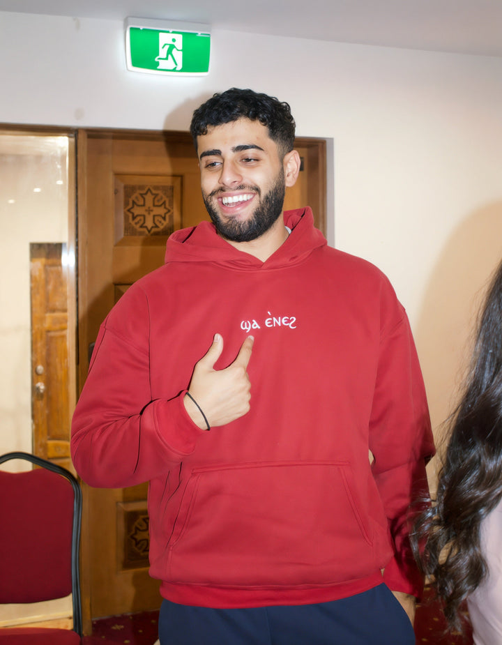 Unisex Coptic Wine Red hoodie image 2