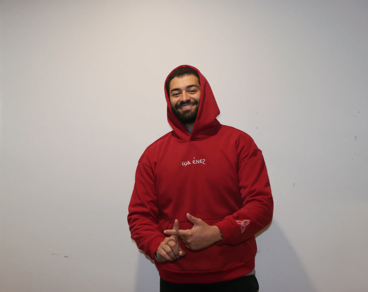 Unisex Coptic Wine Red hoodie image 7