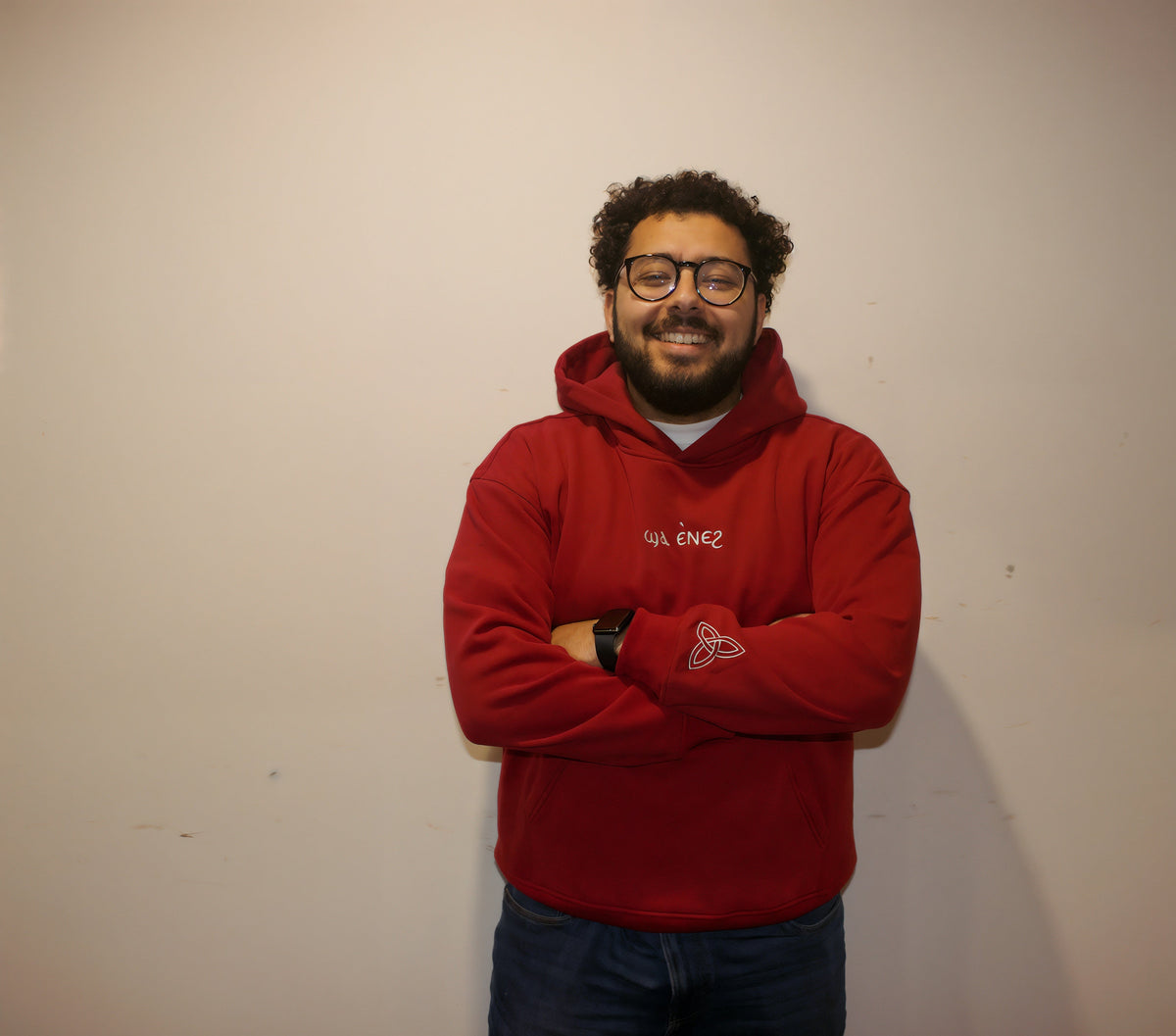 Unisex Coptic Wine Red hoodie image 10
