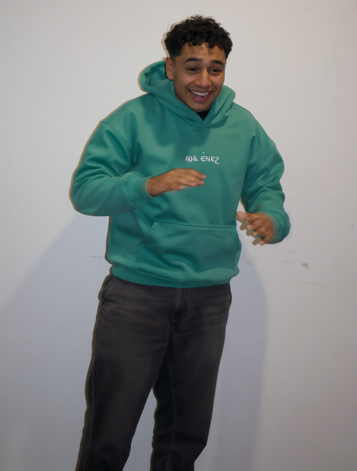 Unisex Coptic Sage green hoodie image 2