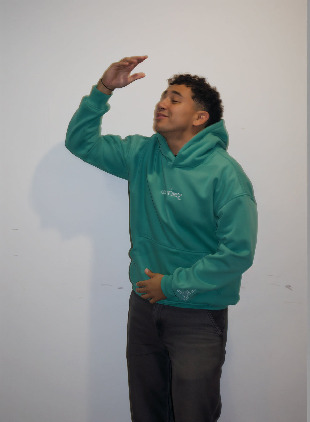 Unisex Coptic Sage green hoodie image 6