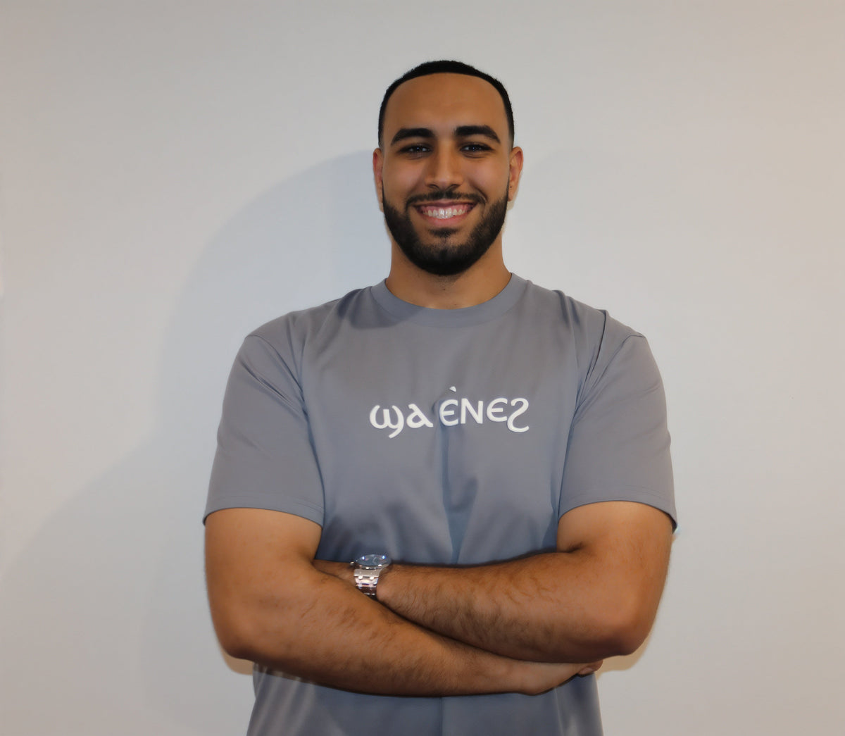 Grey coptic shirt image 7