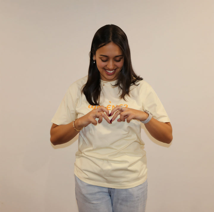 Butter yellow Coptic shirt image 1