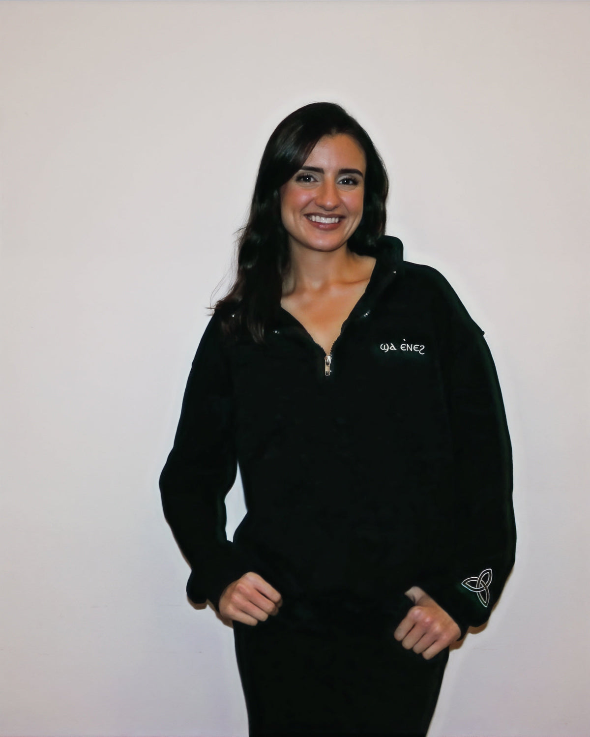 Black Coptic quarter zip image 7