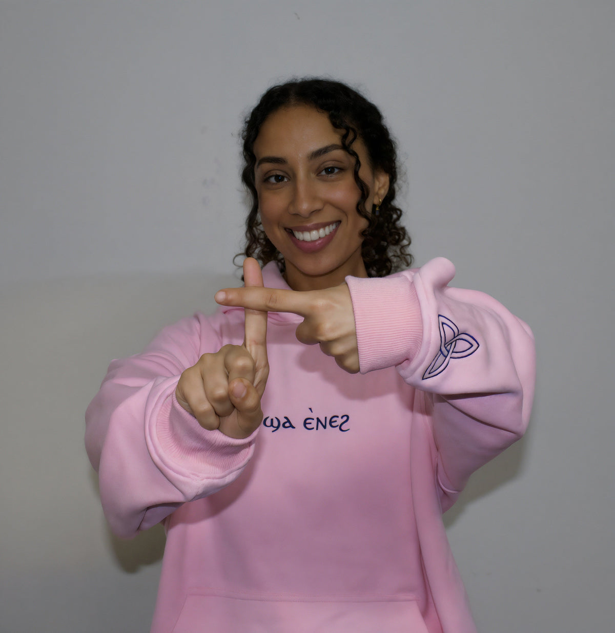 Unisex Coptic Blush-pink hoodie image 4