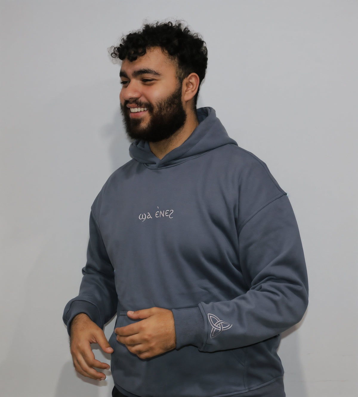 Unisex Coptic Grey hoodie image 7
