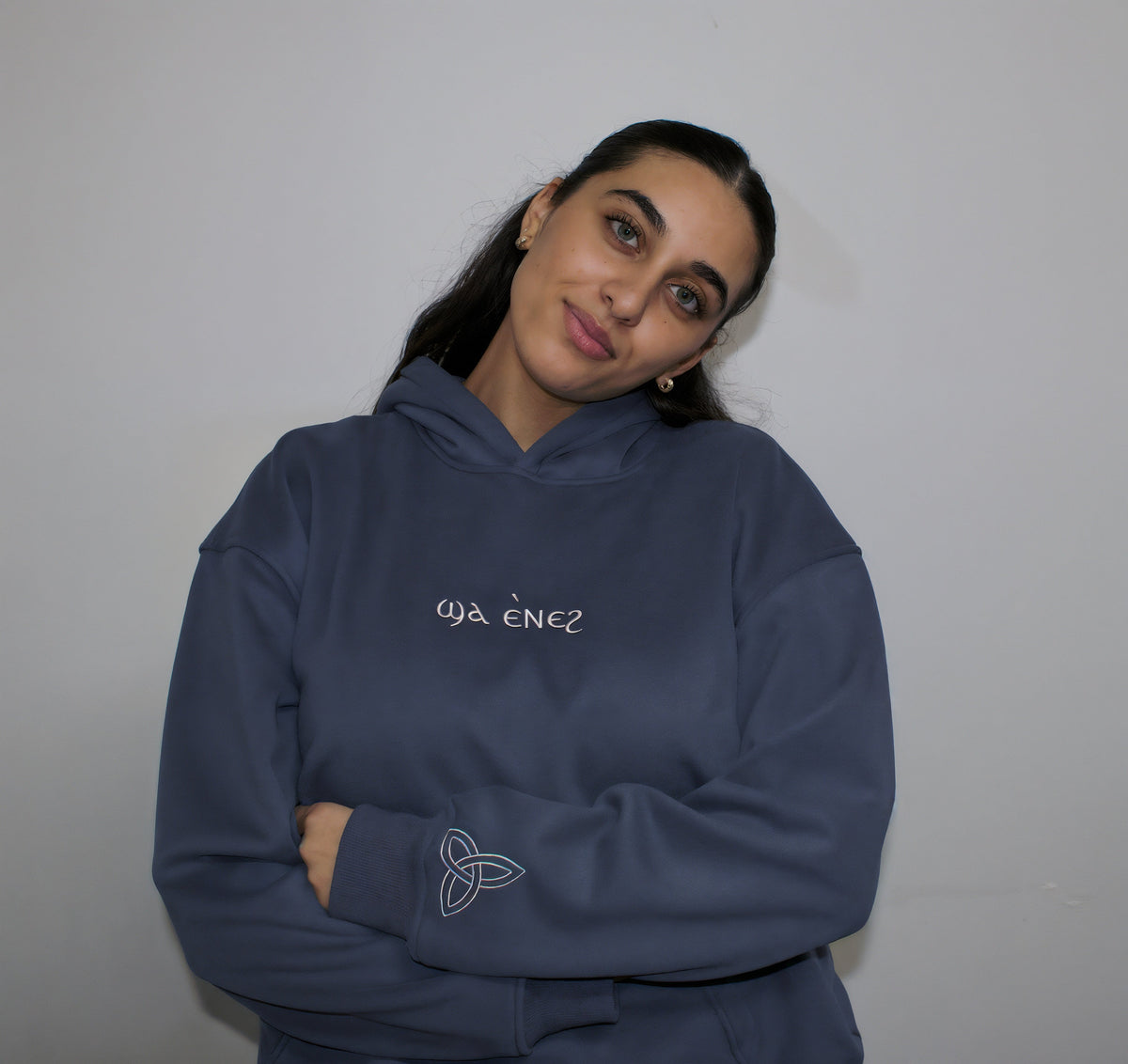 Unisex Coptic Grey hoodie image 8