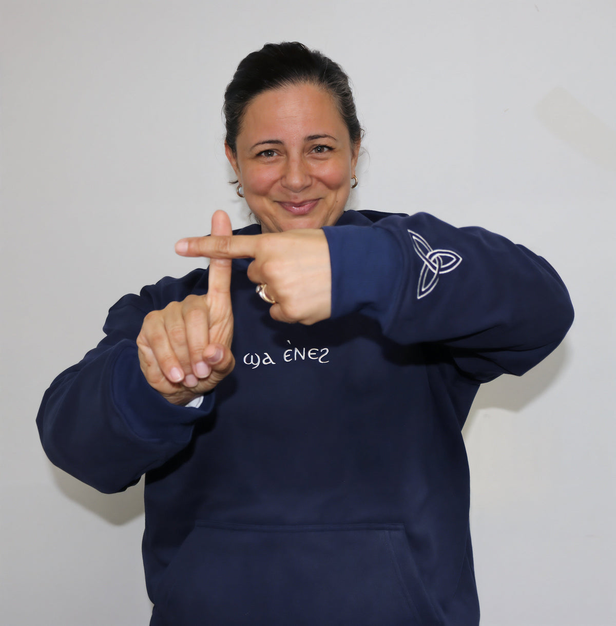 Unisex Coptic Navy hoodie image 9