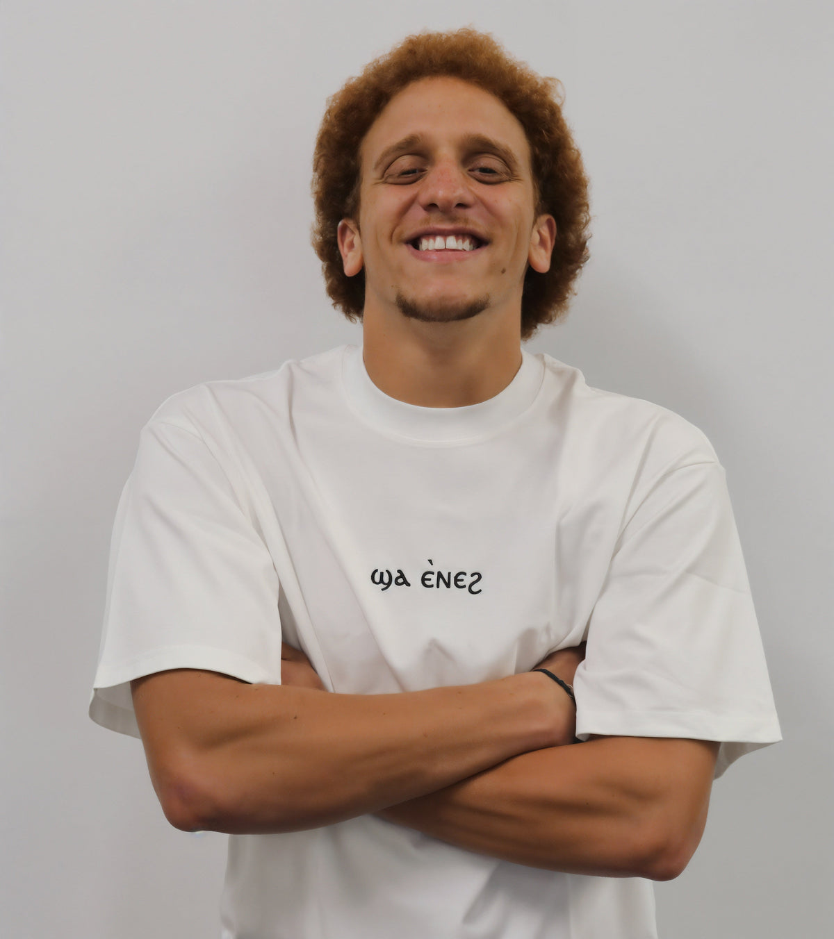 Unisex coptic centre logo white shirt image 5