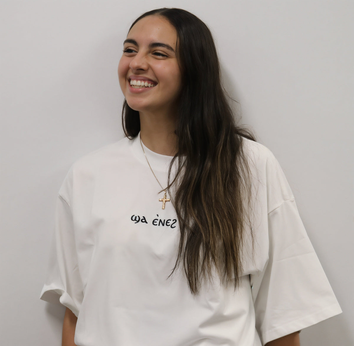 Unisex coptic centre logo white shirt image 12