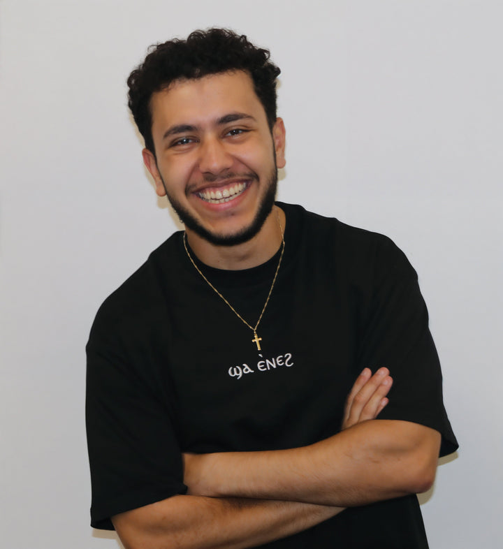 Unisex coptic centre logo black shirt image 0
