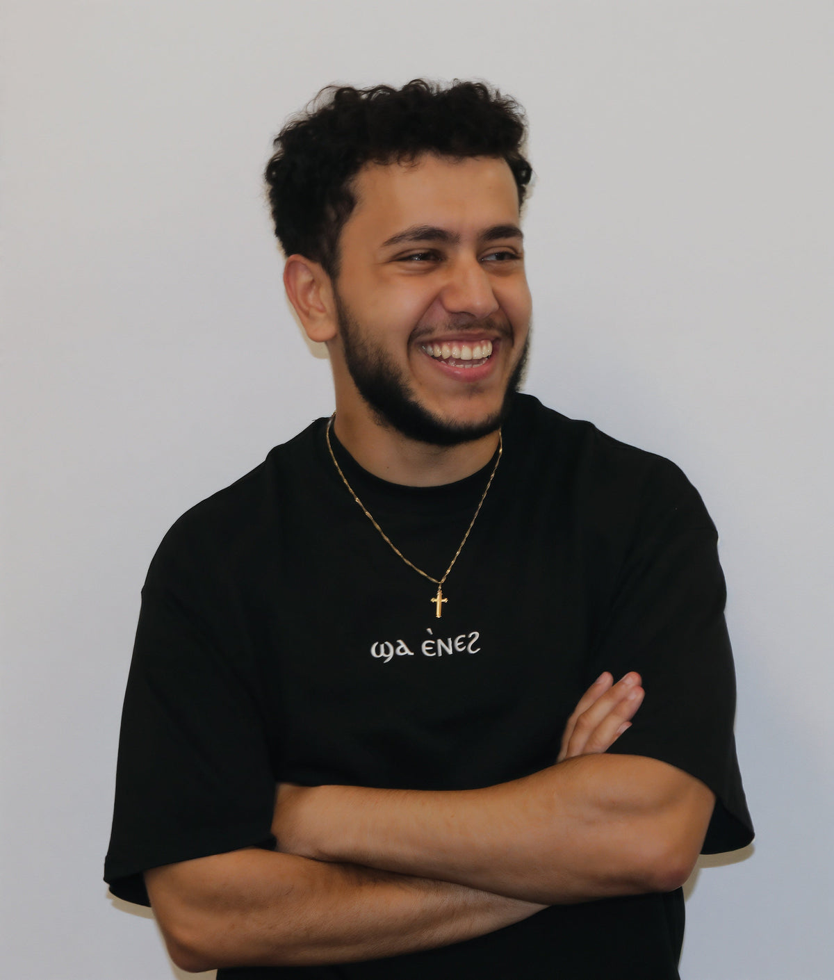 Unisex coptic centre logo black shirt image 6