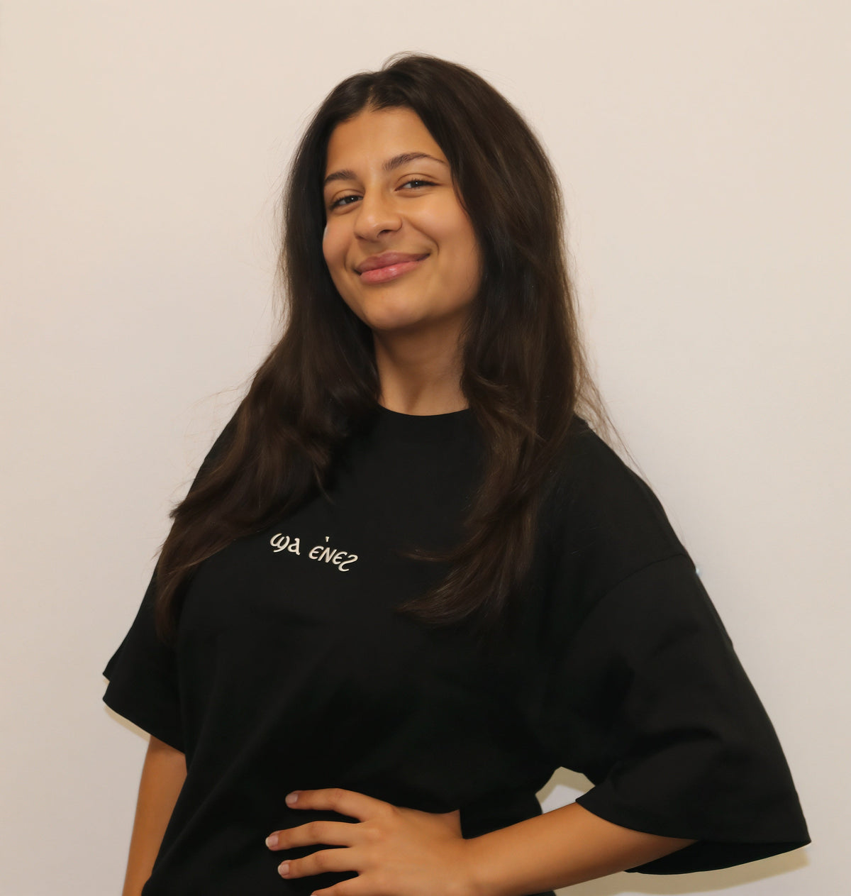 Unisex coptic centre logo black shirt image 7