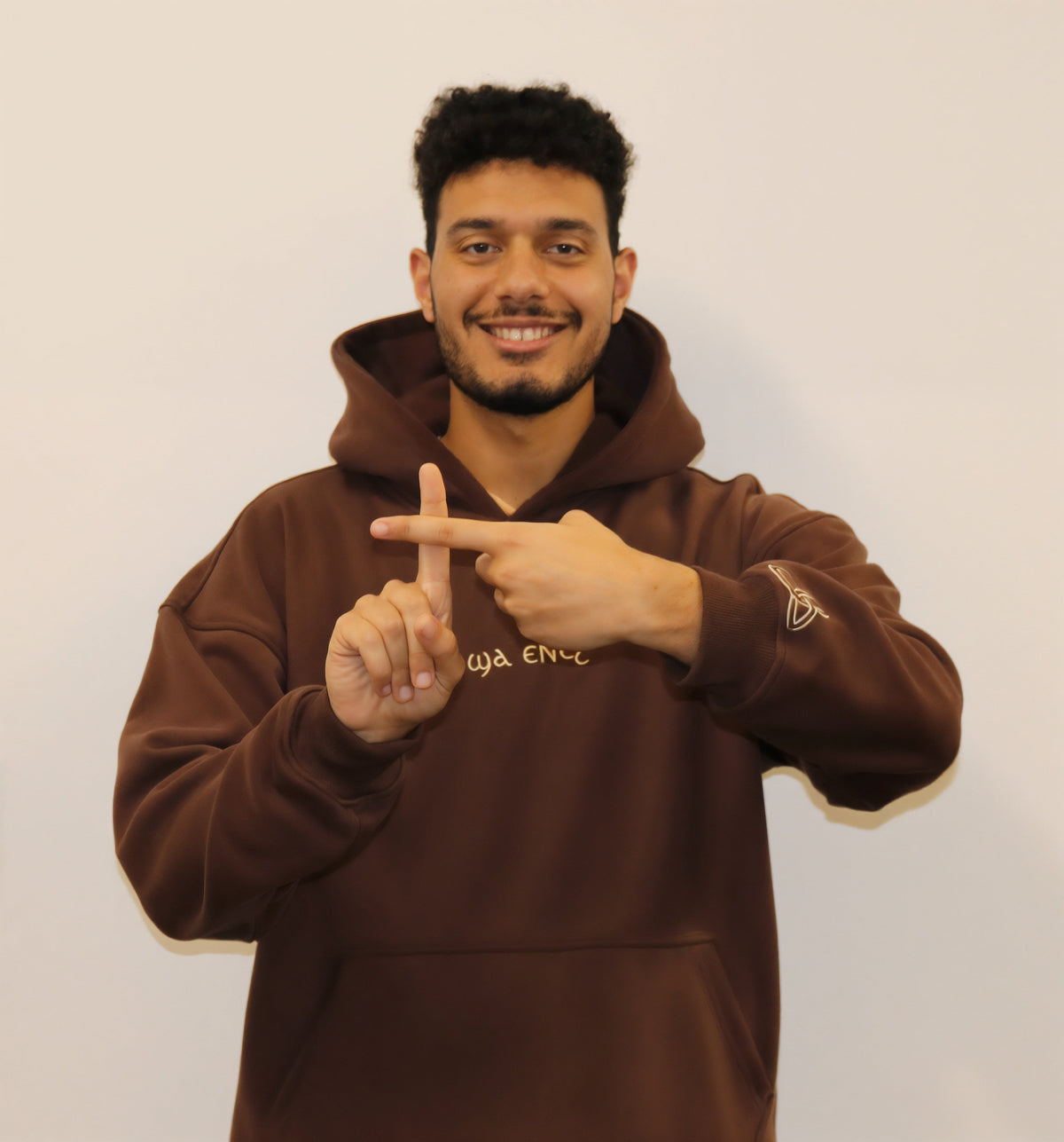 Unisex coptic coffee brown hoodie image 7
