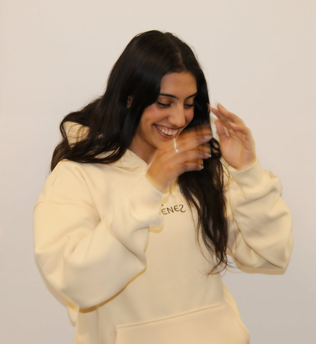 Unisex Coptic magnolia cream hoodie image 0