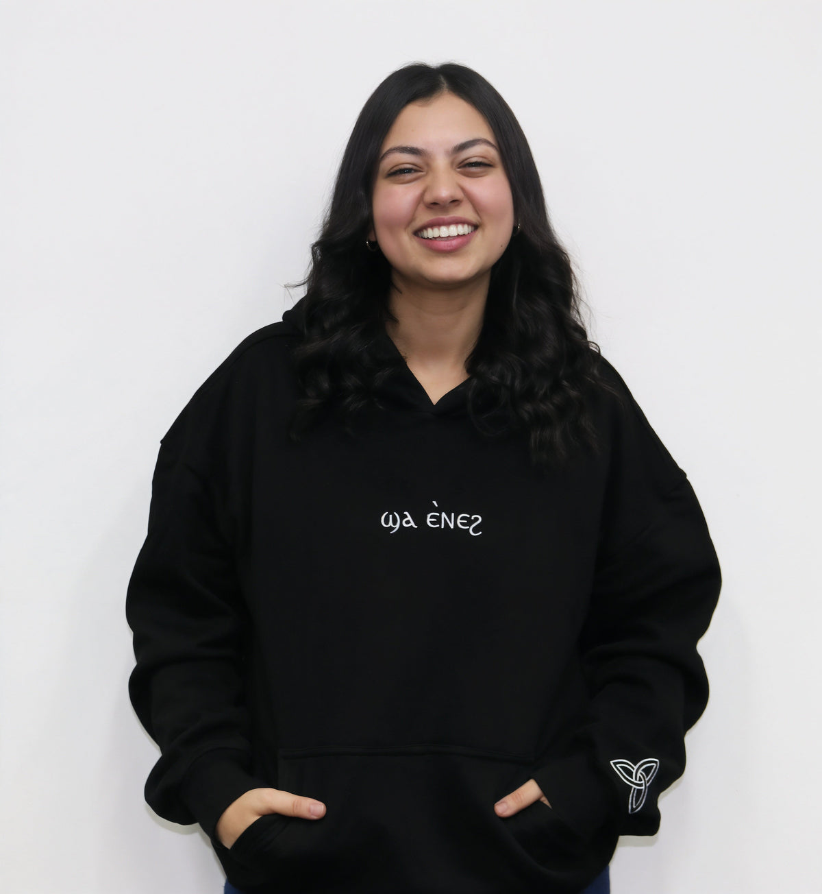 Unisex Coptic black hoodie image 0