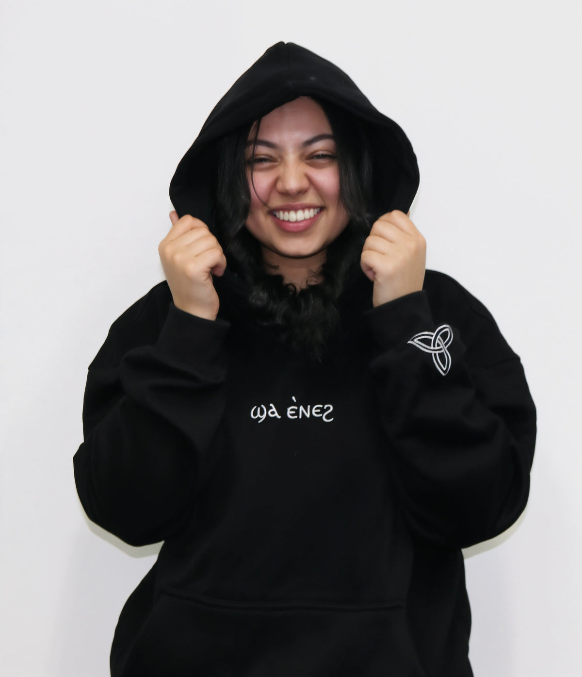 Unisex Coptic black hoodie image 6