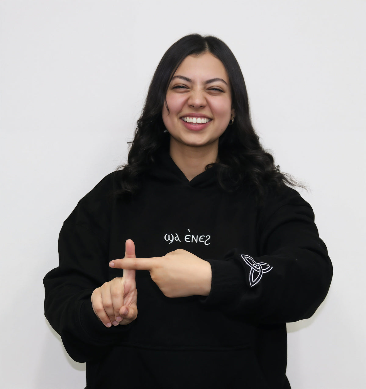 Unisex Coptic black hoodie image 8