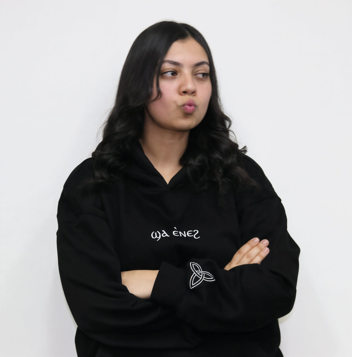 Unisex Coptic black hoodie image 10