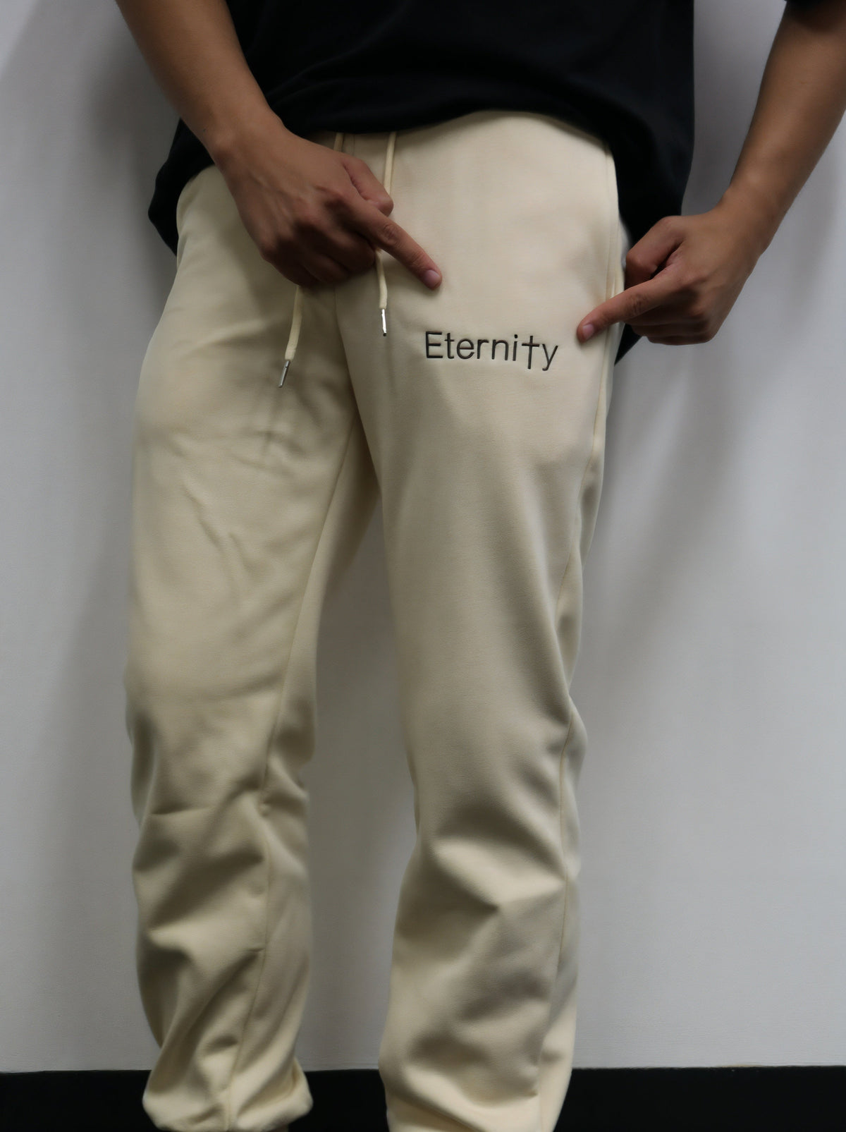 English cream trackies image 2