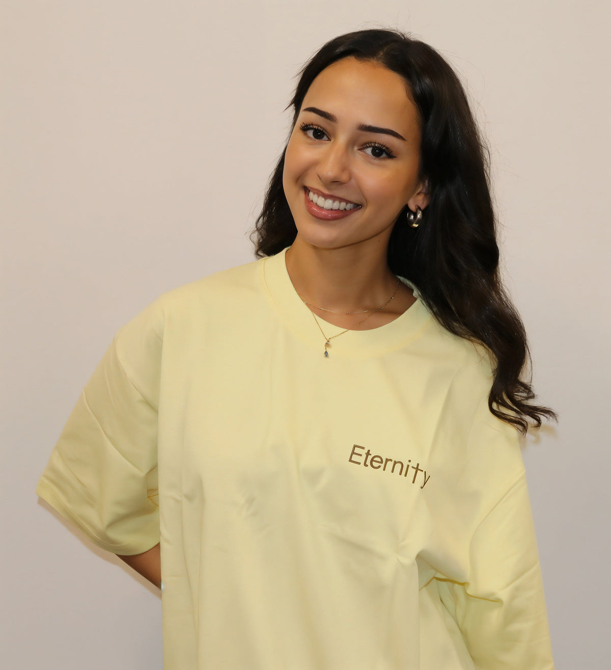 Unisex Magnolia Cream shirt- Side logo image 0