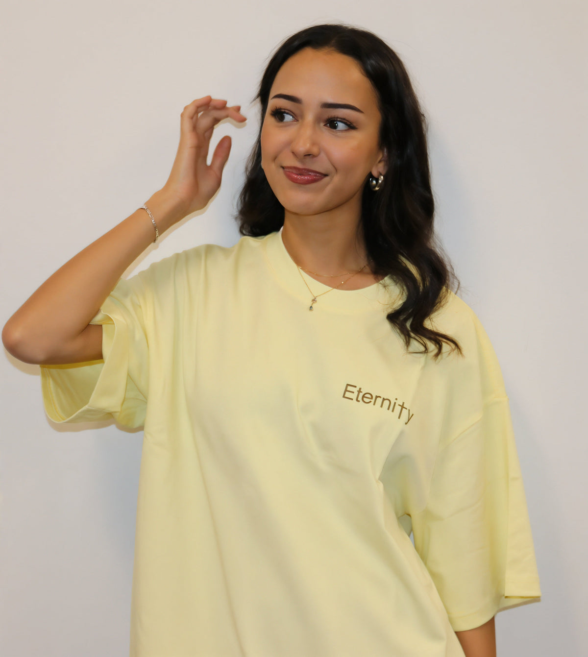 Unisex Magnolia Cream shirt- Side logo image 4