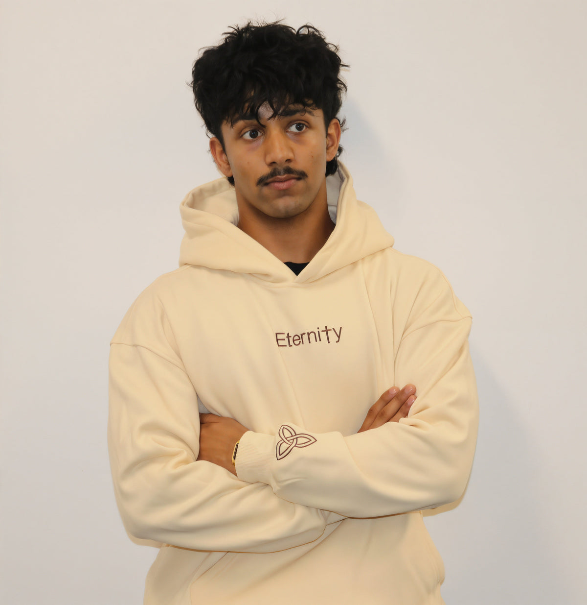 Unisex Eternity magnolia cream hoodie image 0
