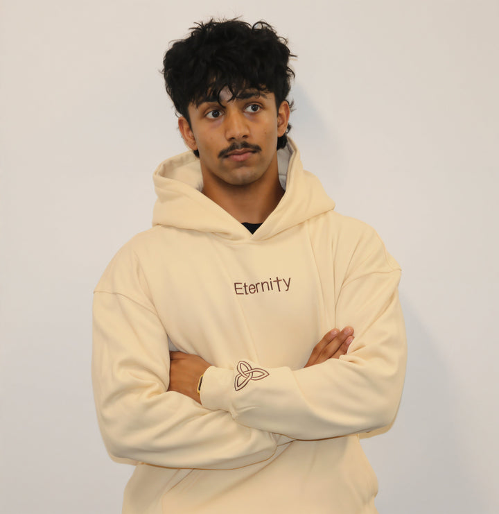 Unisex Eternity magnolia cream hoodie image 0