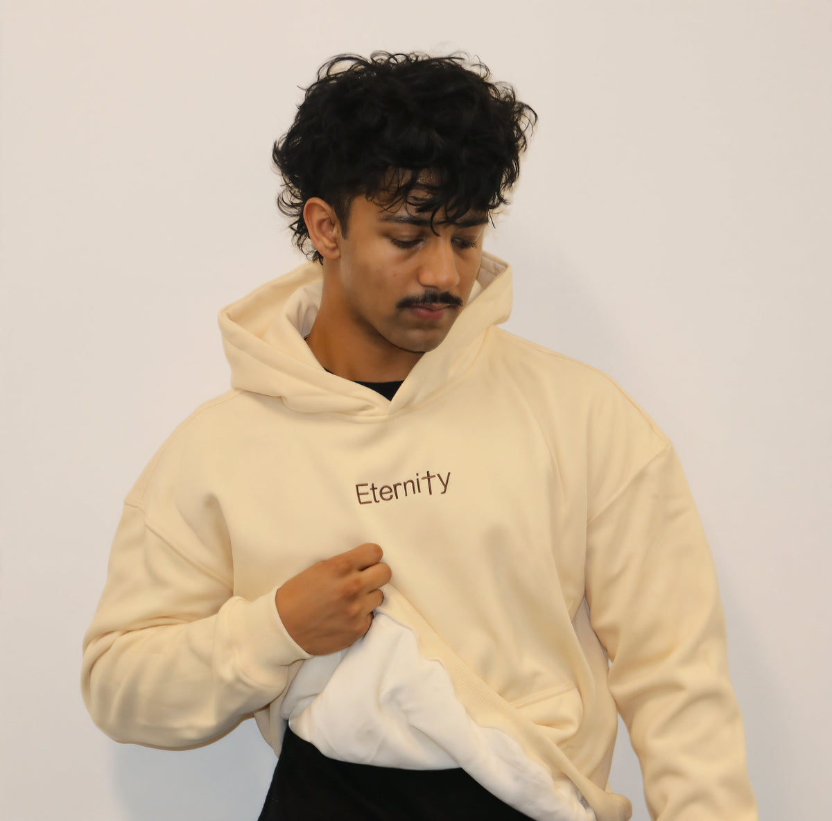Unisex Eternity magnolia cream hoodie image 8