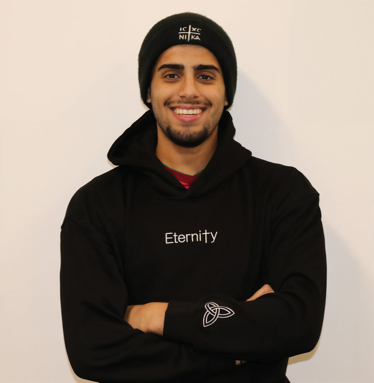 Unisex Eternity black hoodie image 3