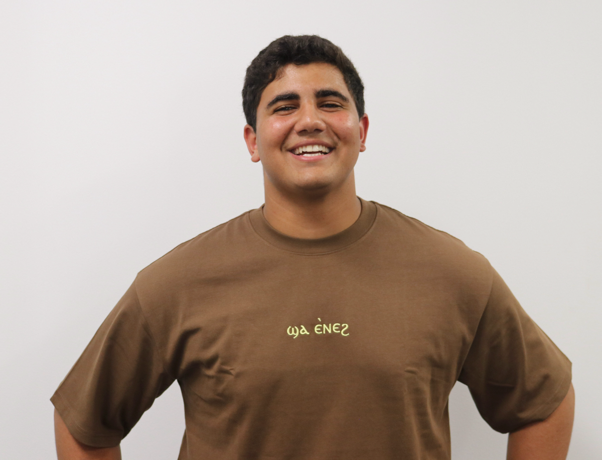Unisex coptic centre logo caramel brown shirt image 8