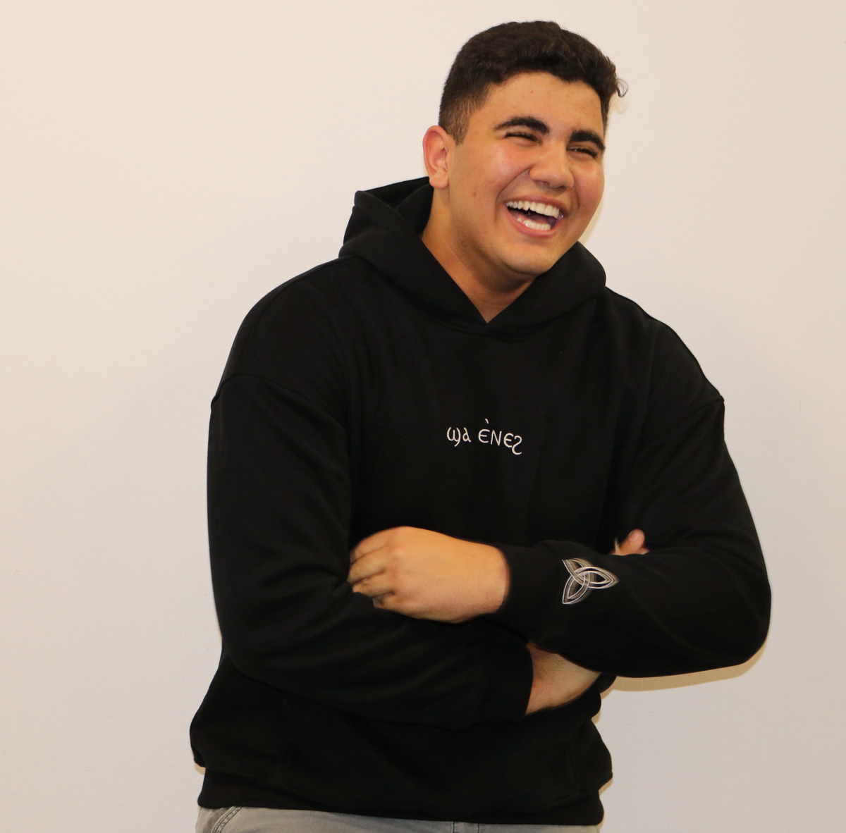 Unisex Coptic black hoodie image 9