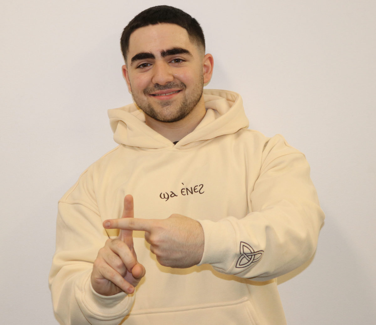 Unisex Coptic magnolia cream hoodie image 3