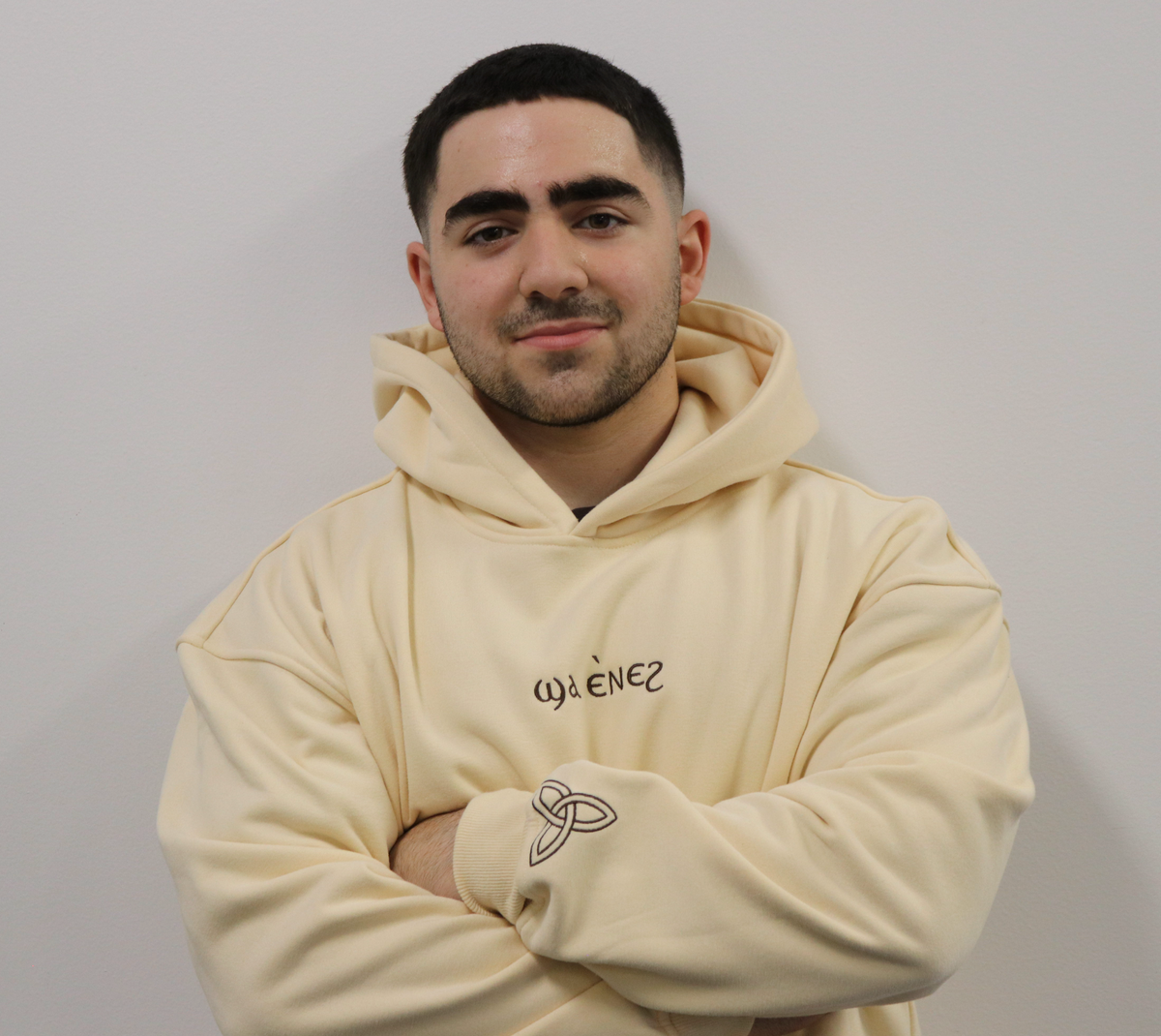 Unisex Coptic magnolia cream hoodie image 5