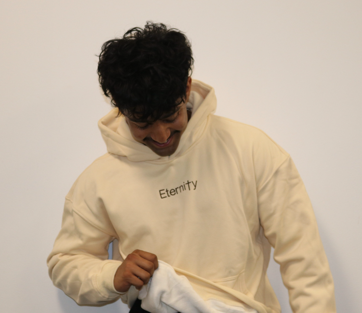 Unisex Eternity magnolia cream hoodie image 6