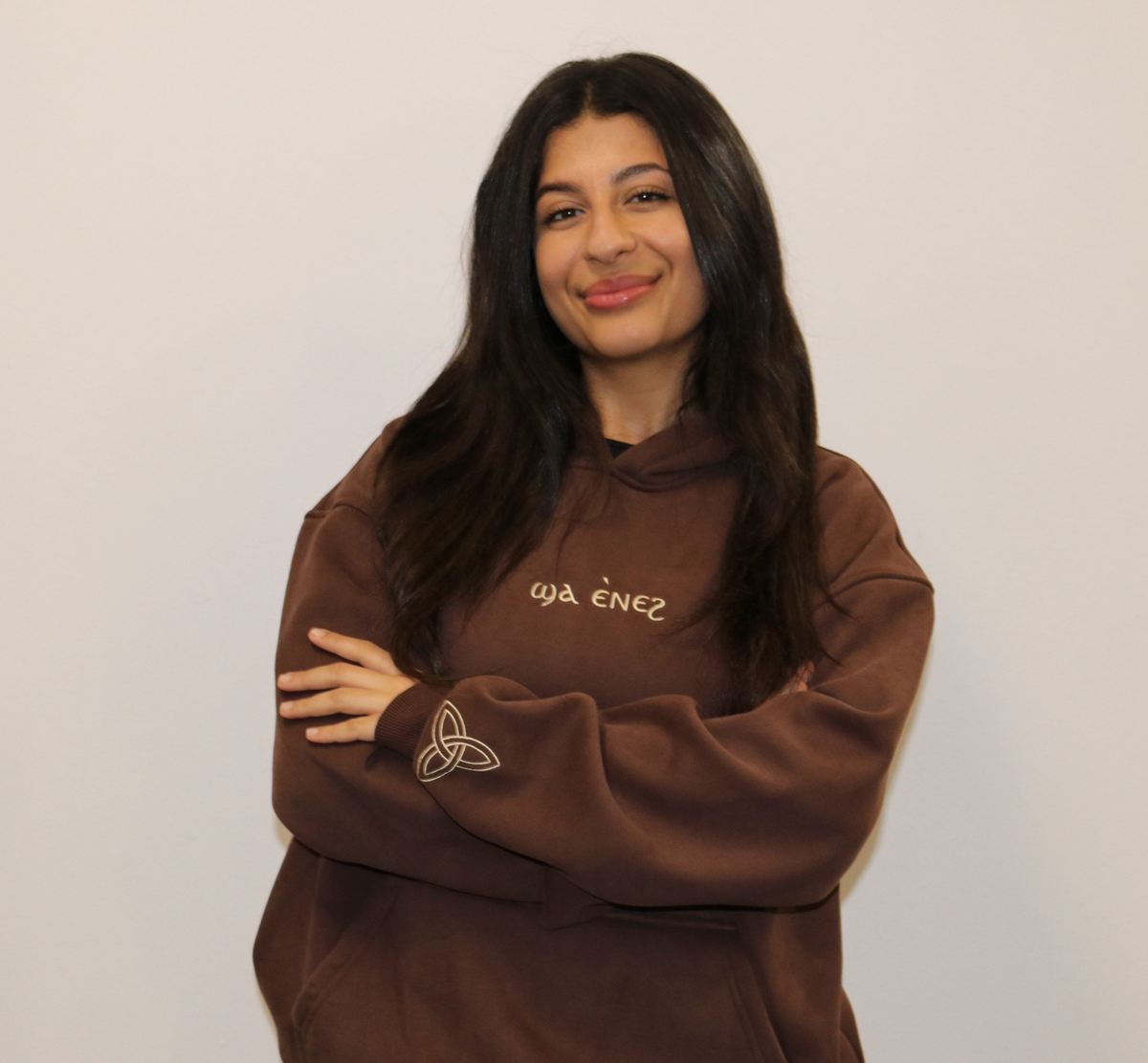 Unisex coptic coffee brown hoodie image 8