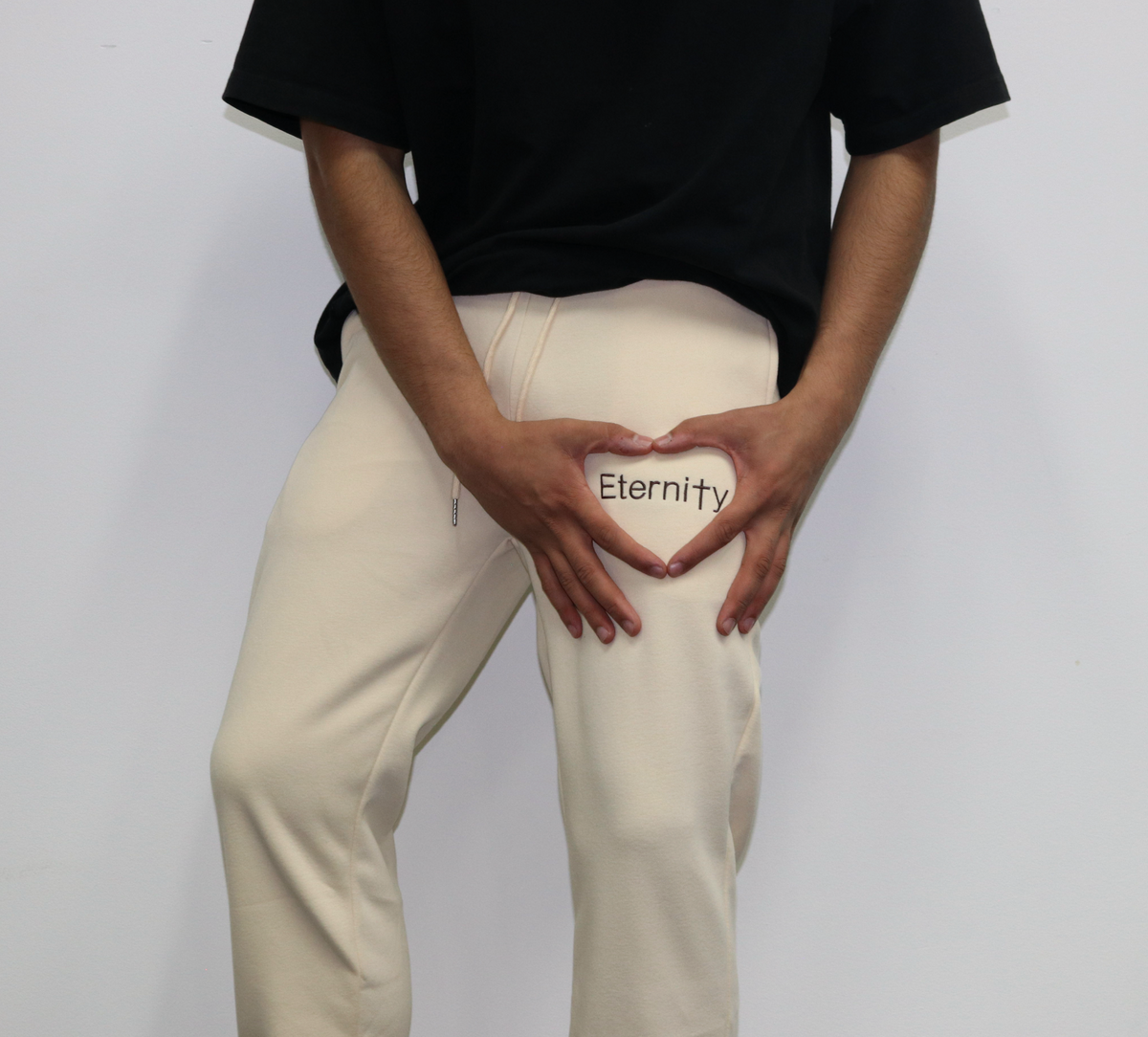 English cream trackies image 8
