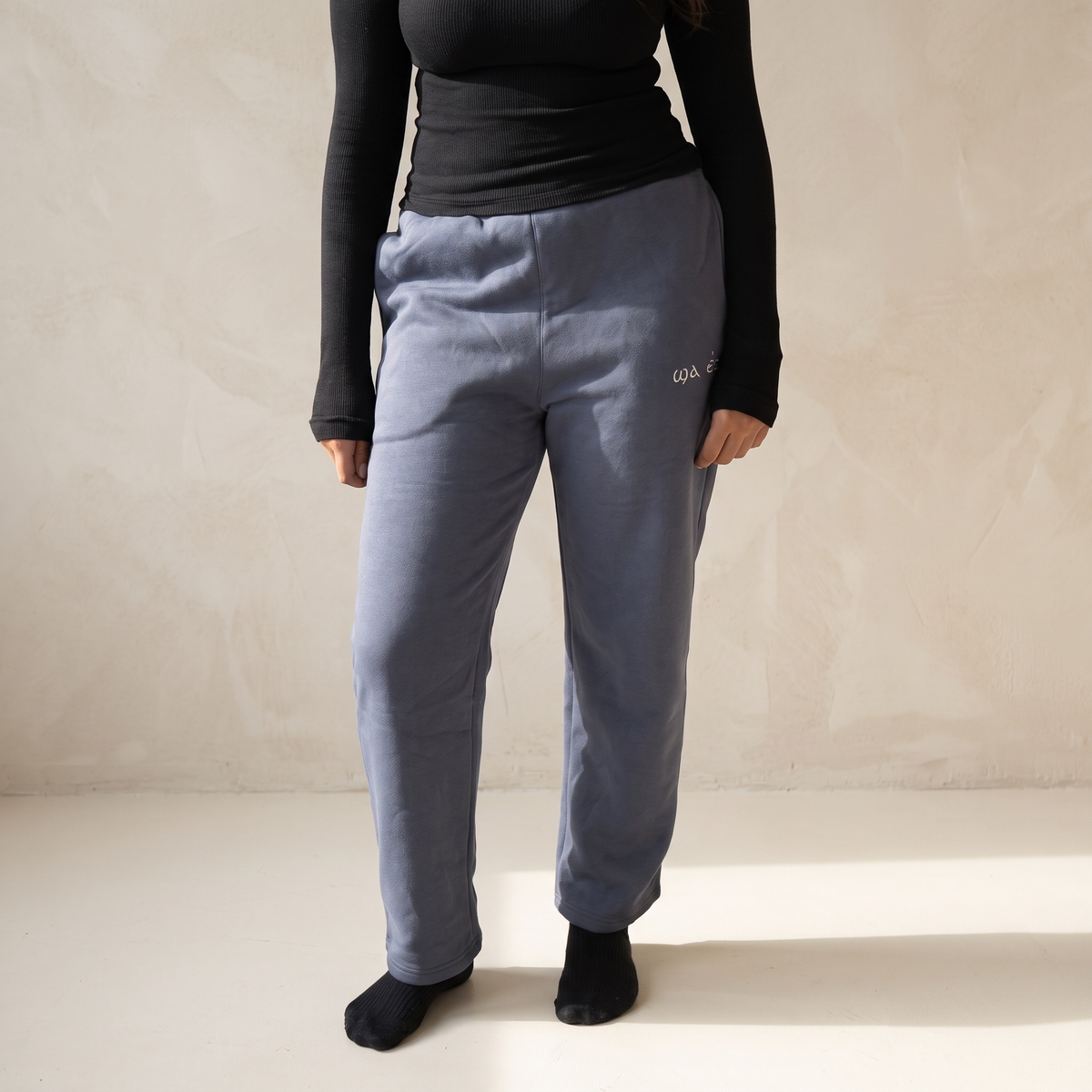 Unisex Coptic Grey UNCUFFED Trackies image 9